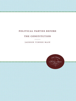 cover image of Political Parties before the Constitution
